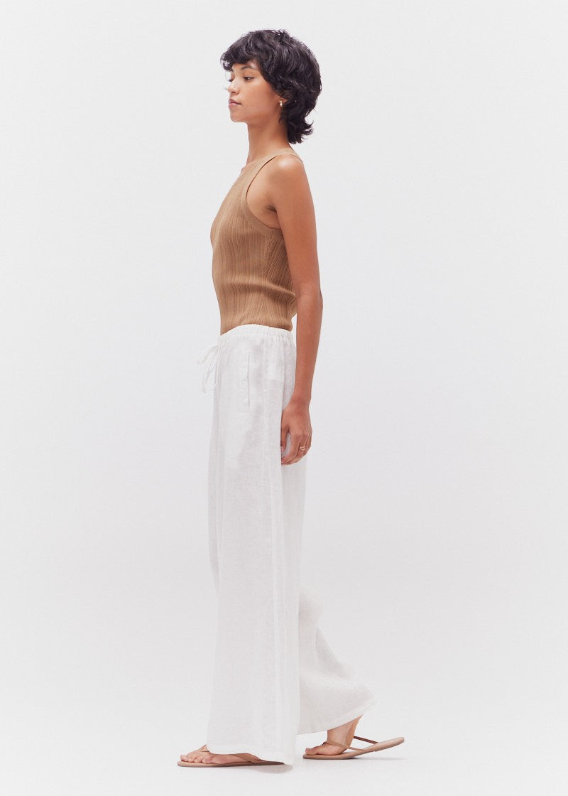 JACKIE WIDE-LEG LINEN PANTS