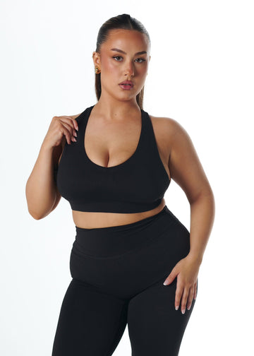 SERENE SUPPORT BRA - BLACK