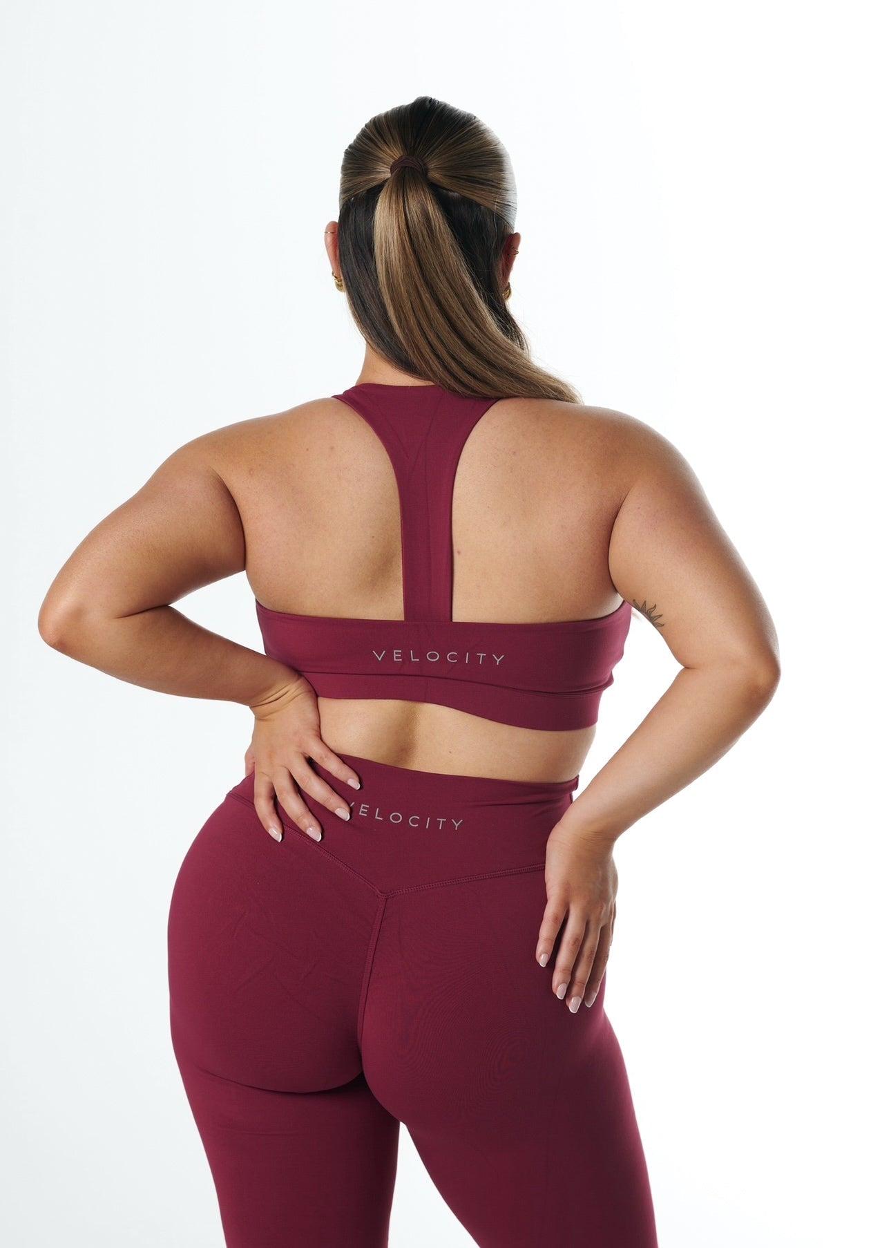 SERENE SUPPORT BRA - CRANBERRY