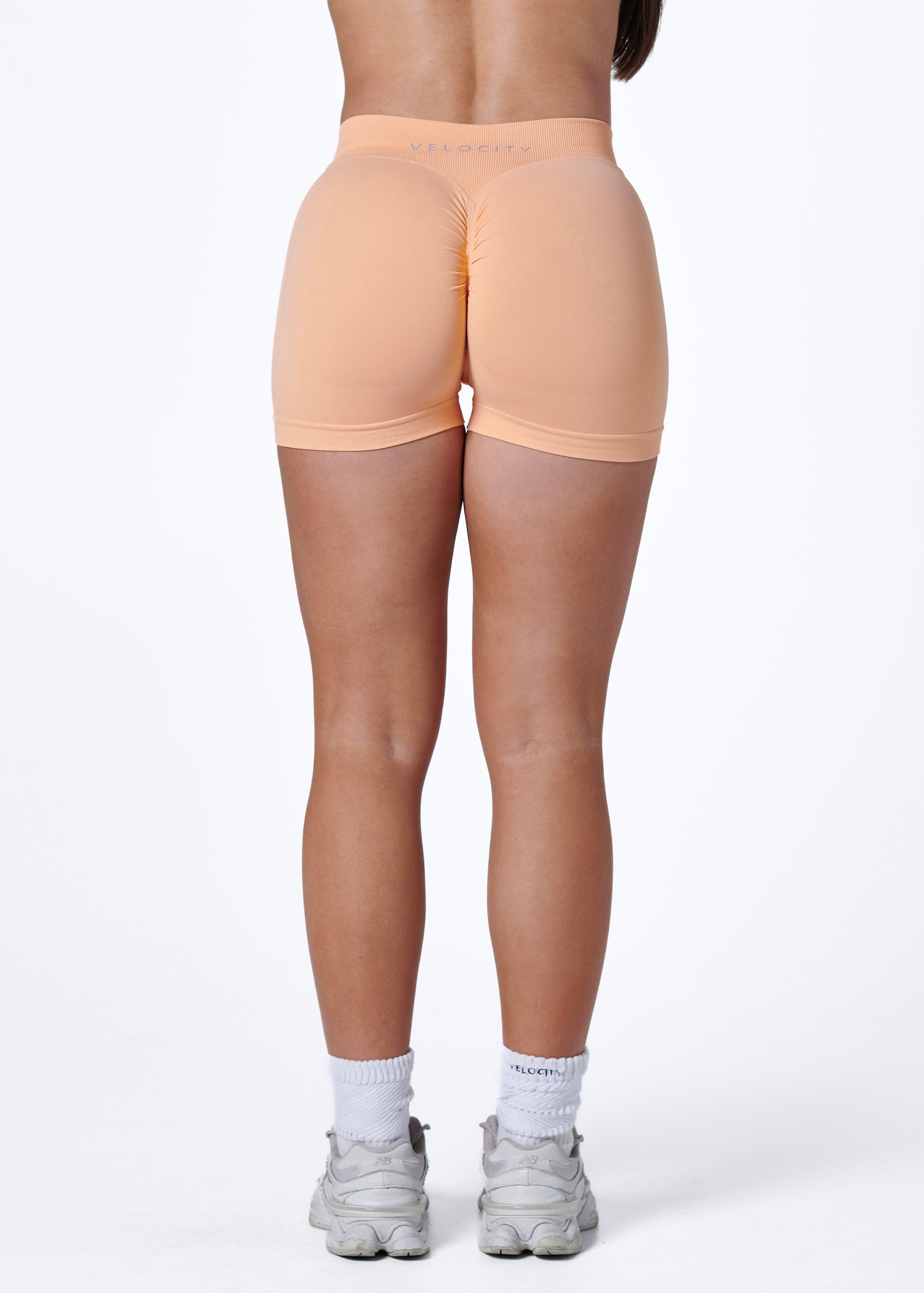 SIGNATURE SCRUNCH SHORTS MINI - MANGO