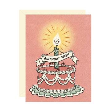 Birthday Candle Wish Card
