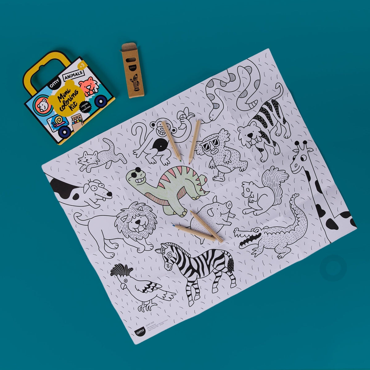Mini Pocket Coloring - Animals