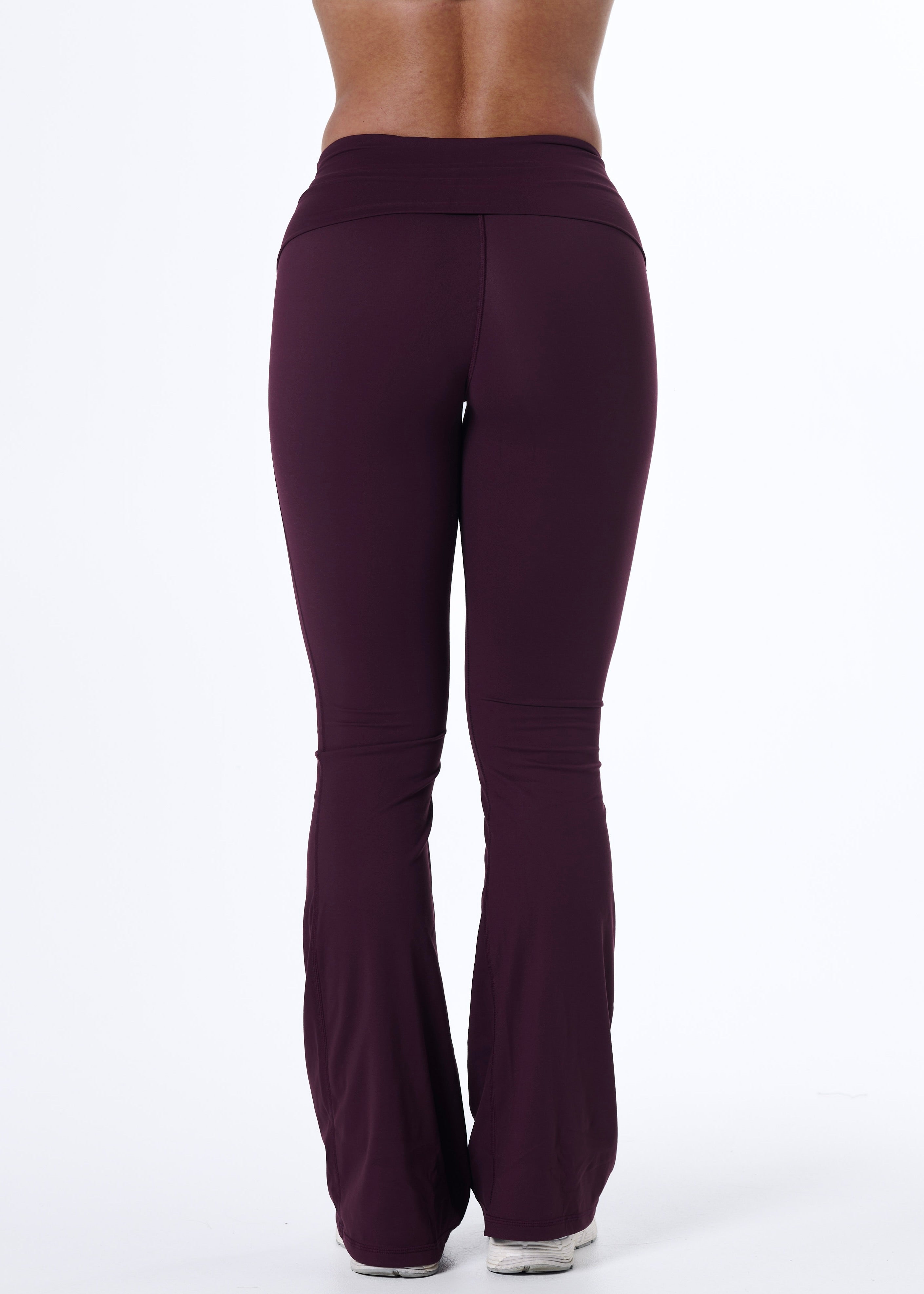 FORM FOLD OVER FLARES - PLUM