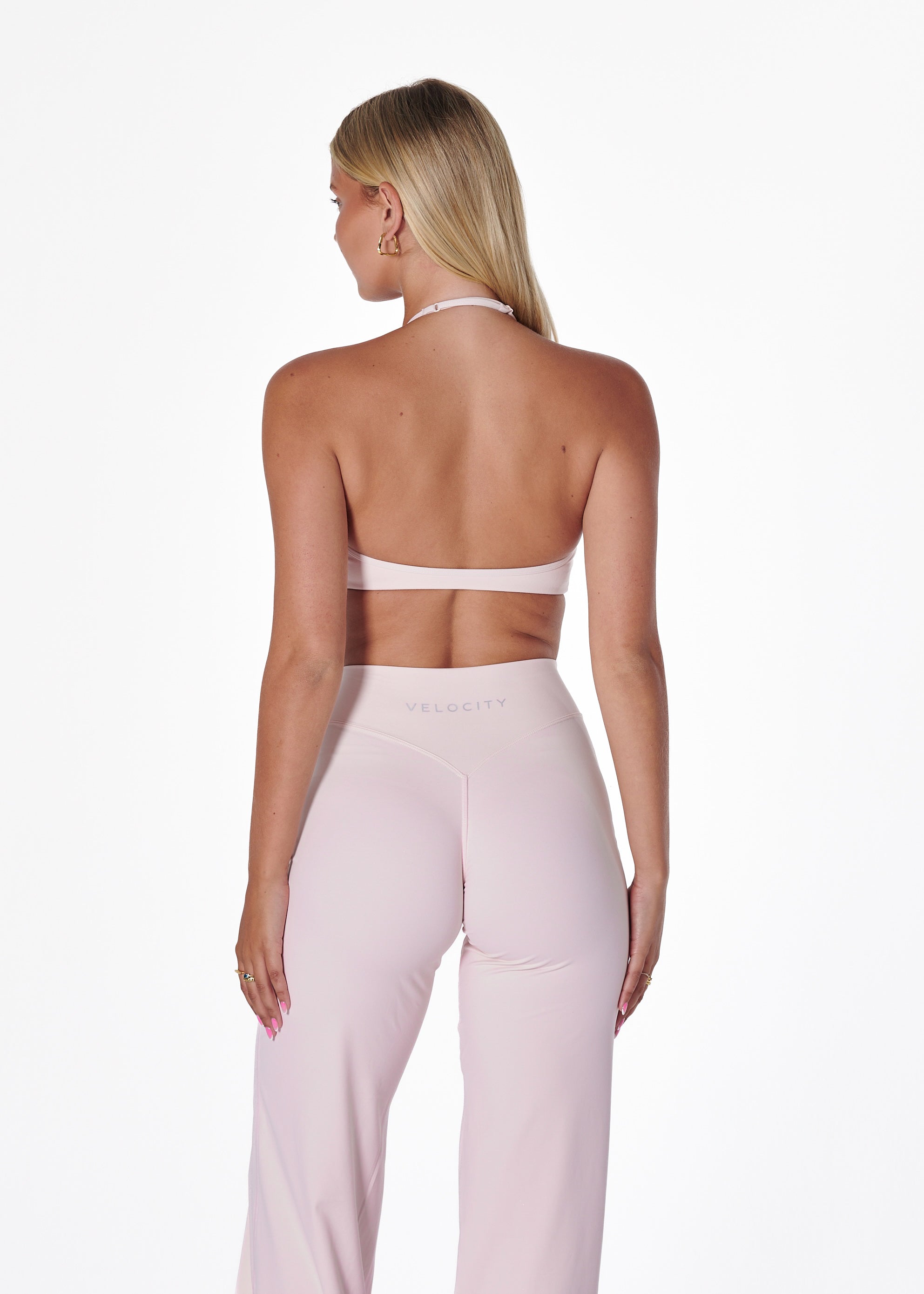 FORM HALTER BRA - STRAWBERRY MILK