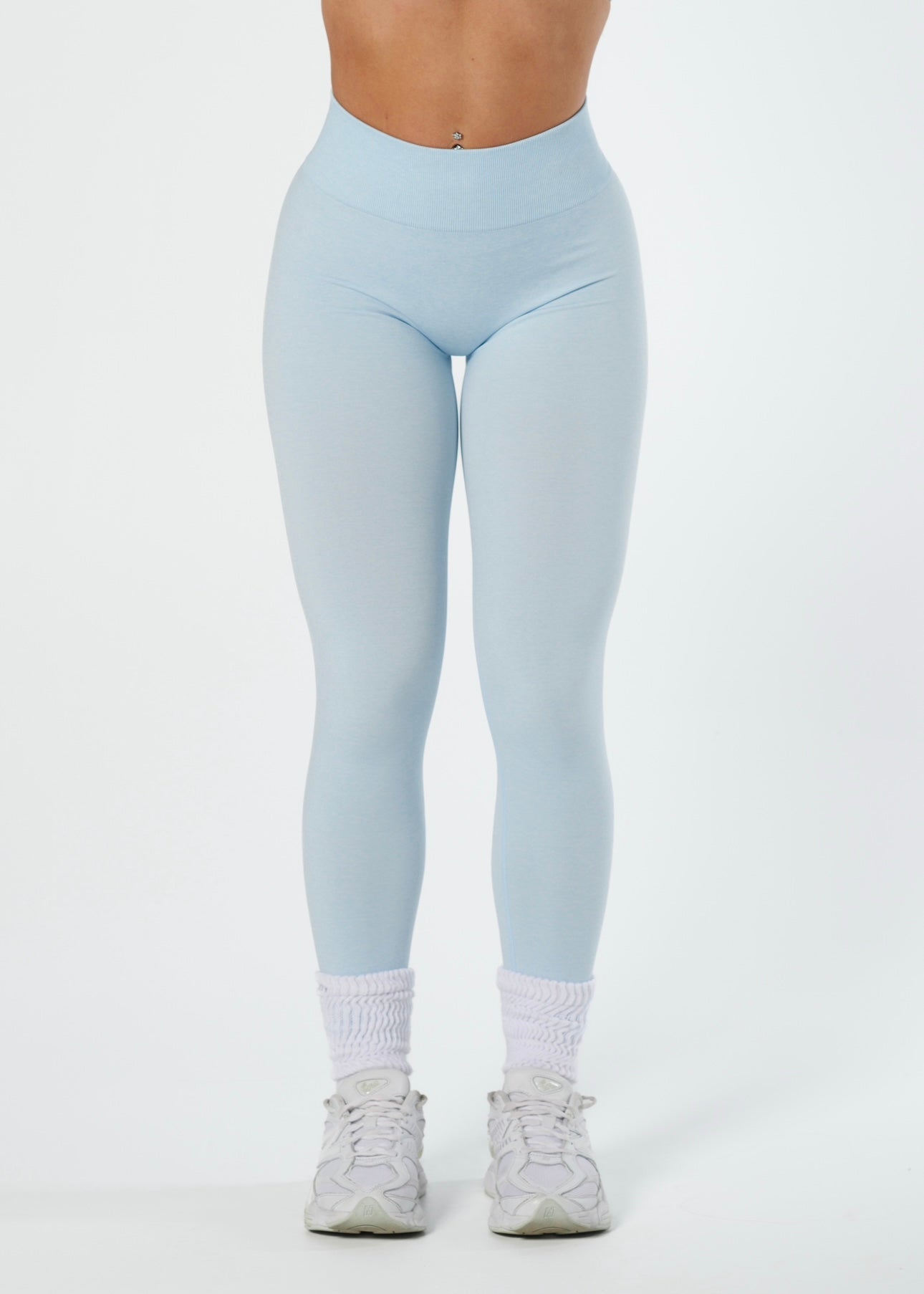 LUXE SCRUNCH LEGGINGS - SKY