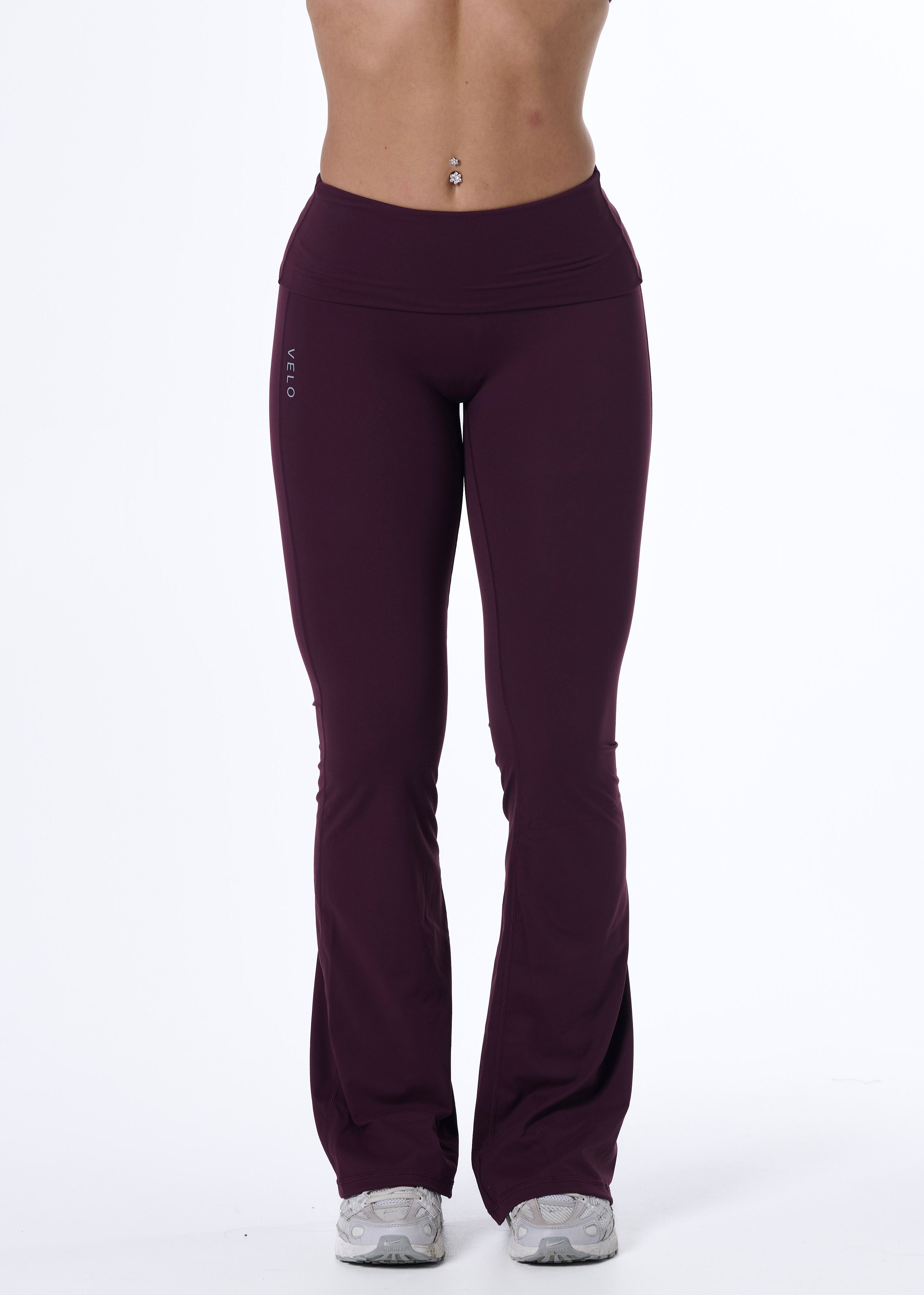 FORM FOLD OVER FLARES - PLUM