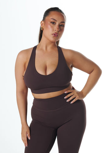 SERENE SUPPORT BRA - COCOA