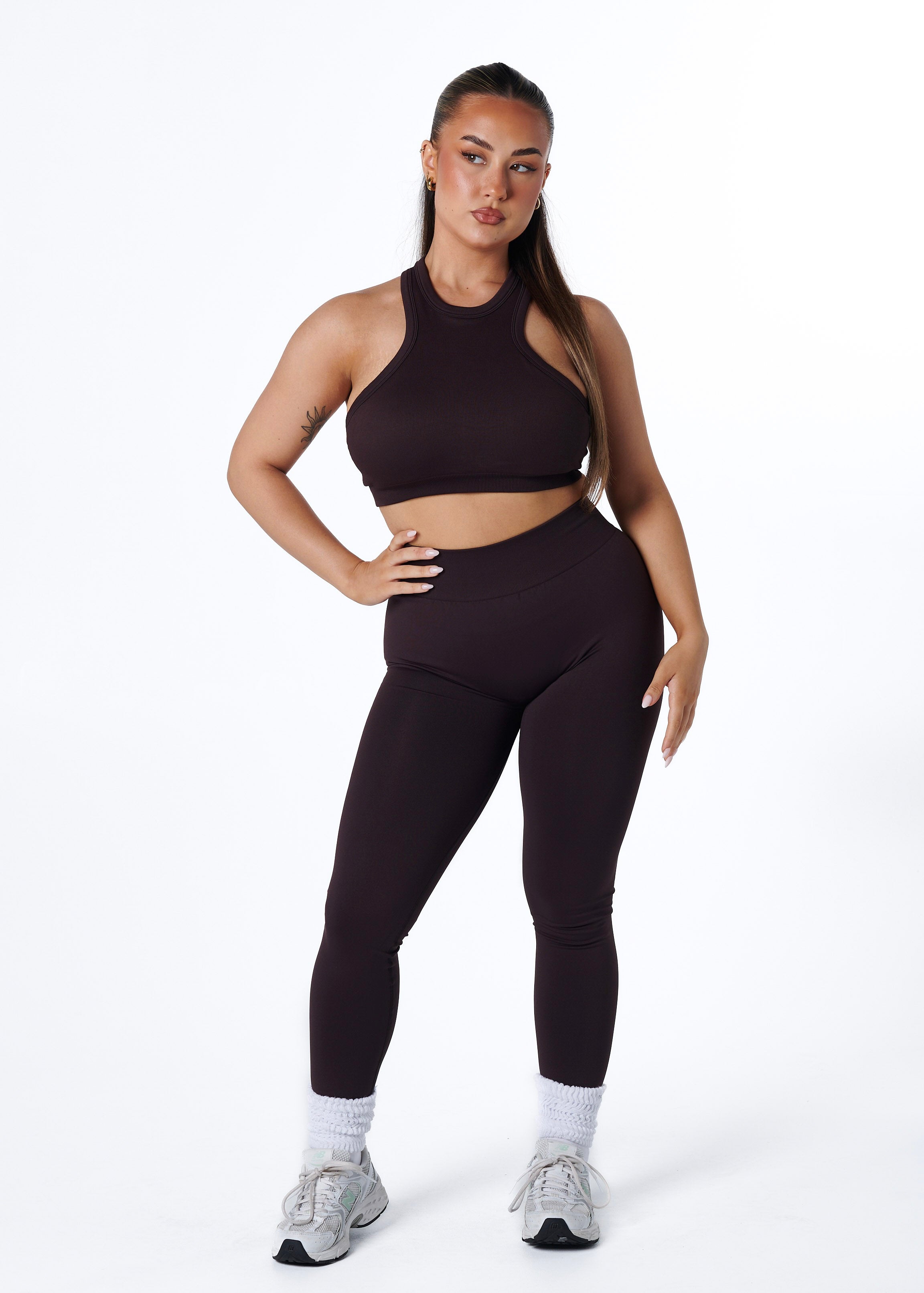 SILHOUETTE CROP - ESPRESSO