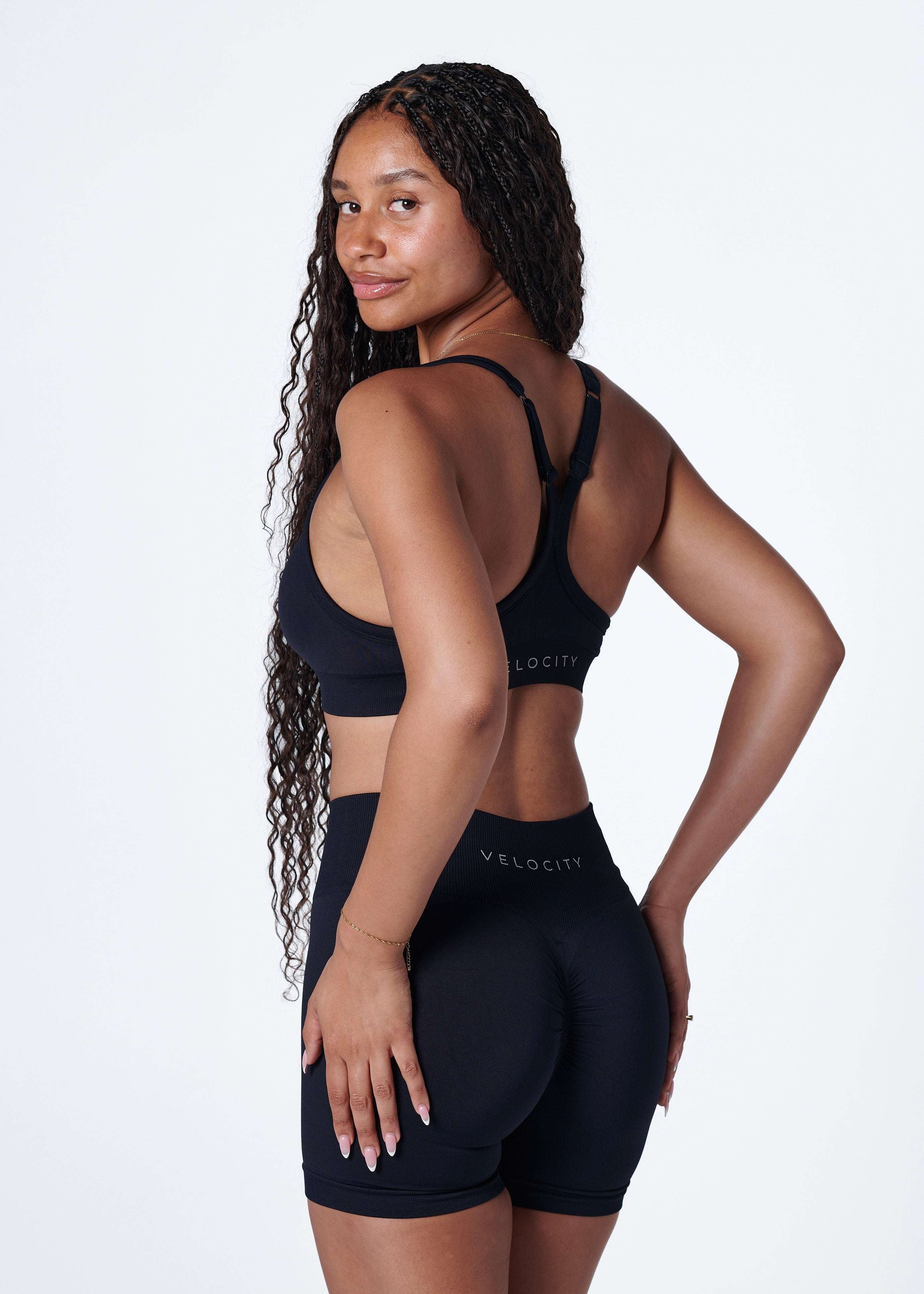 SIGNATURE SUPPORT BRA - LIQUORICE