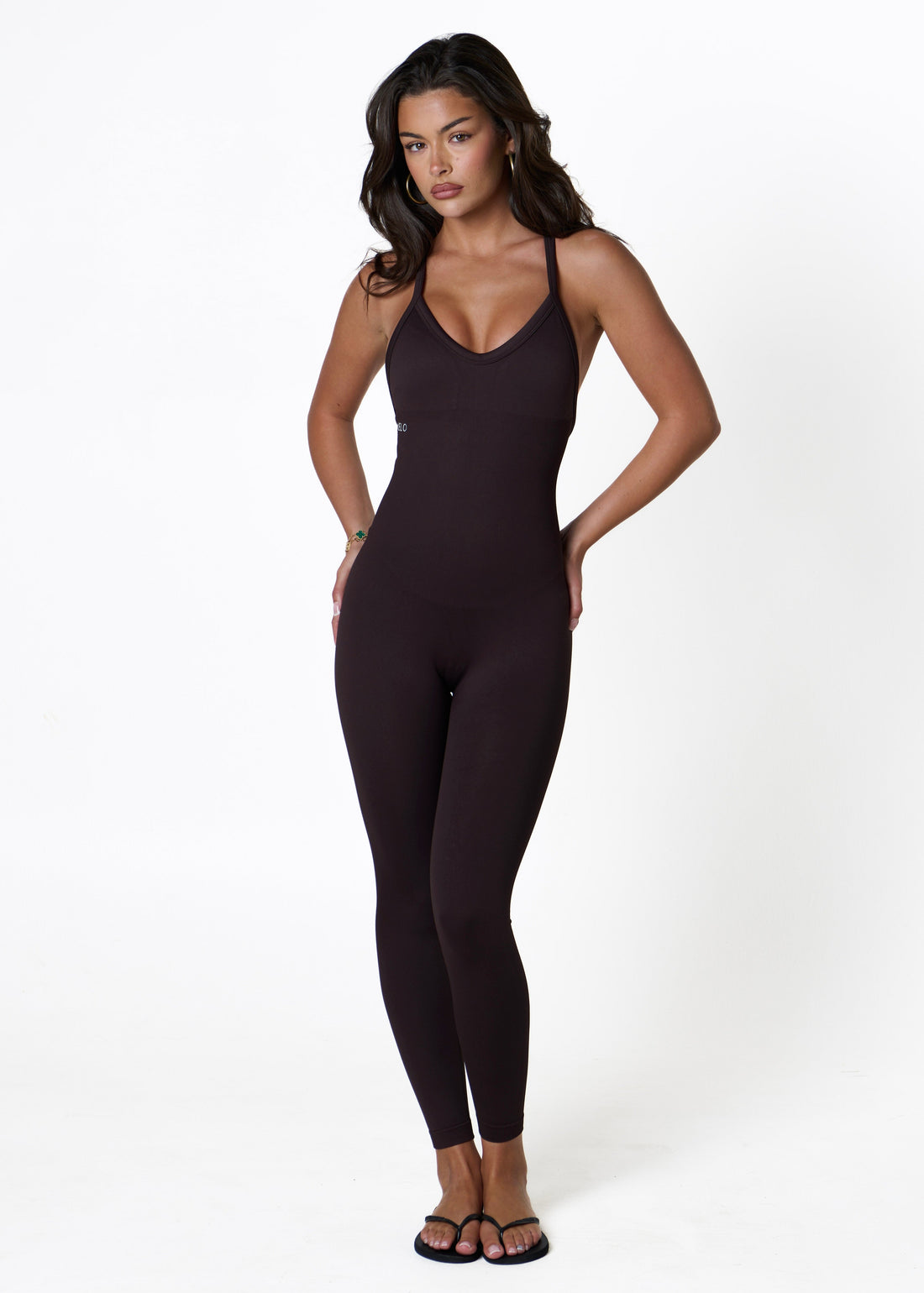 SILHOUETTE JUMPSUIT - ESPRESSO