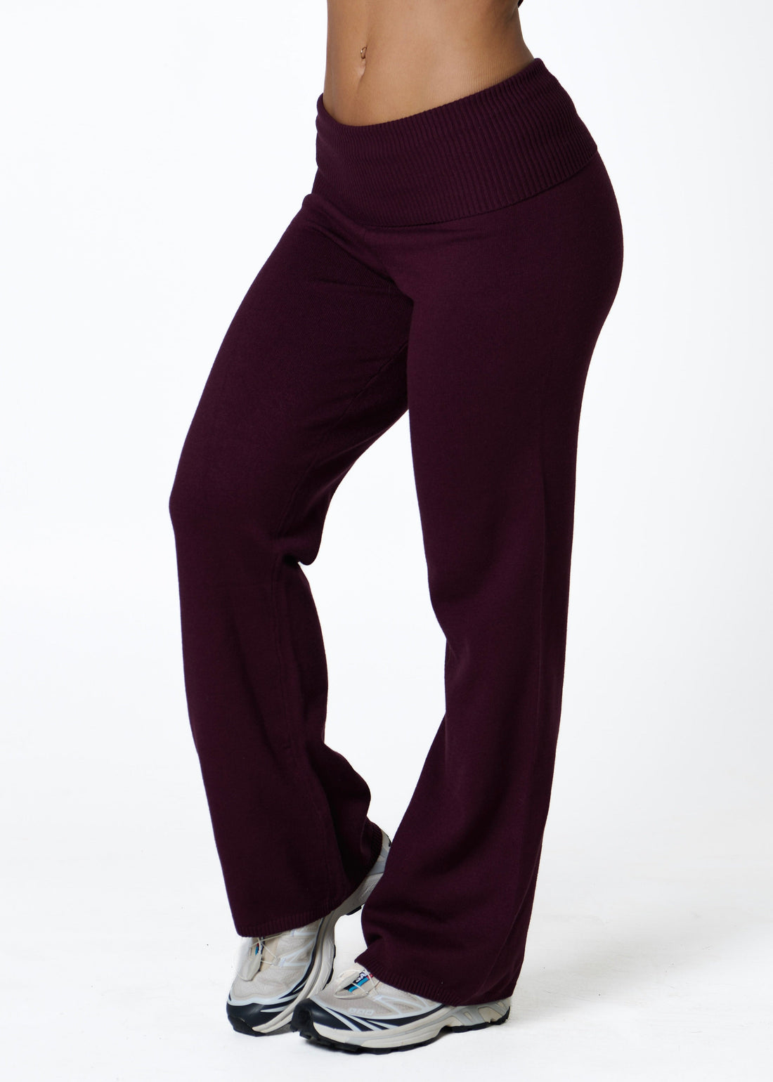 OFF DUTY FLARES  - PLUM