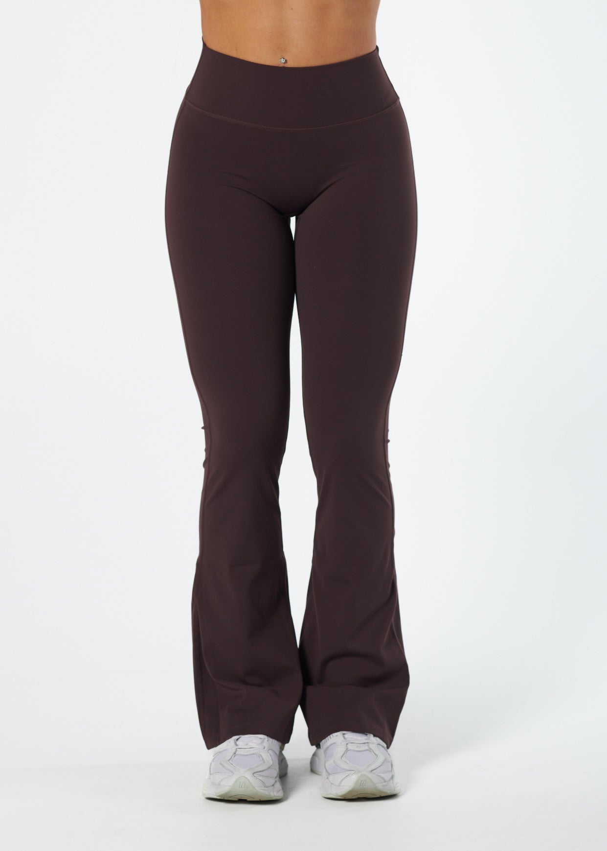 SERENE INVISIBLE SCRUNCH FLARES - COCOA