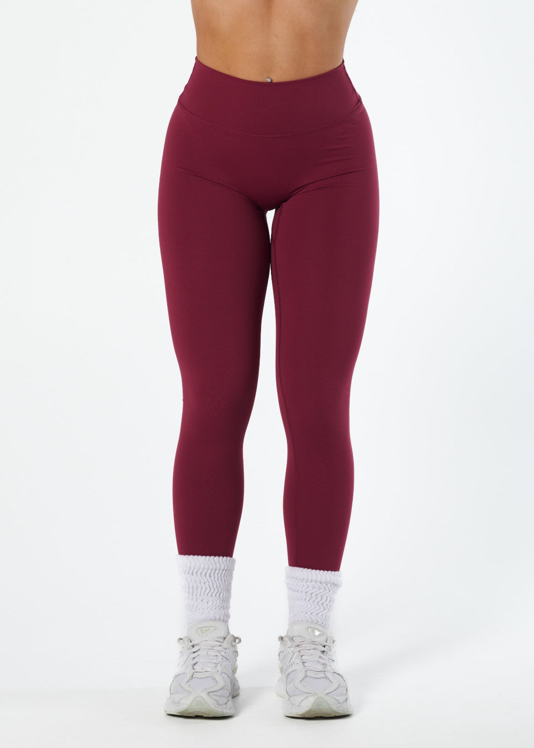 SERENE INVISIBLE SCRUNCH LEGGINGS - CRANBERRY