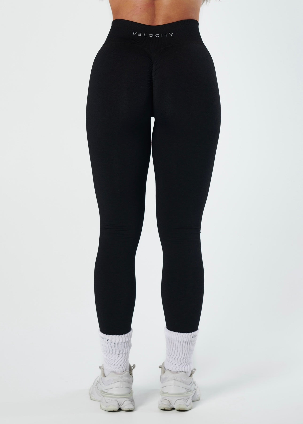 LUXE SCRUNCH LEGGINGS - BLACK