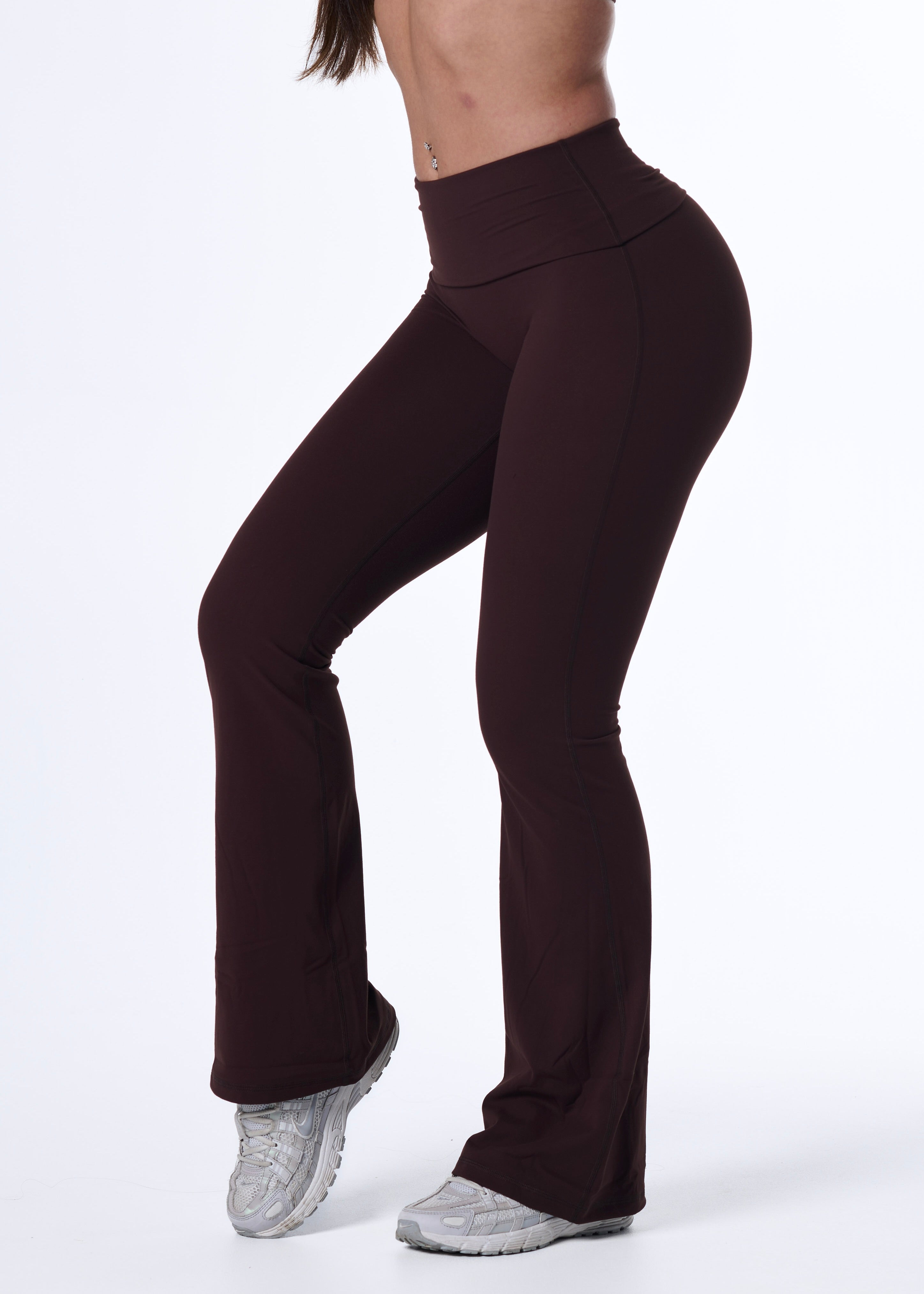 FORM FOLD OVER FLARES - ESPRESSO