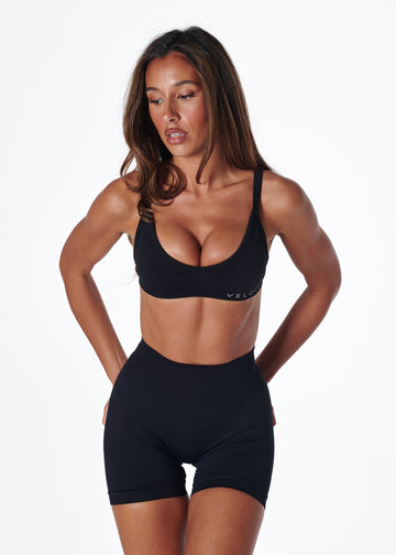 SILHOUETTE BRALETTE - BLACK