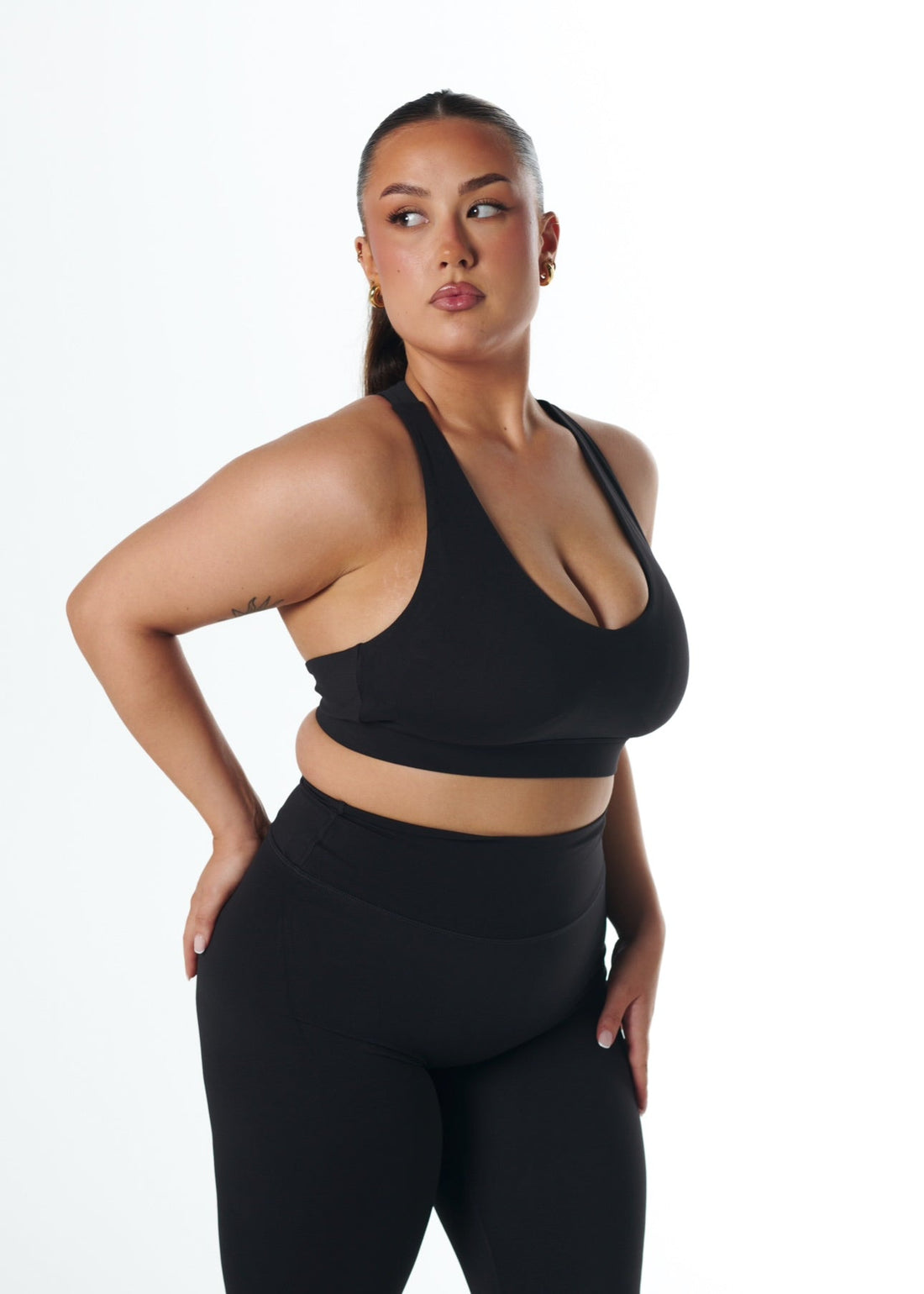 SERENE SUPPORT BRA - BLACK