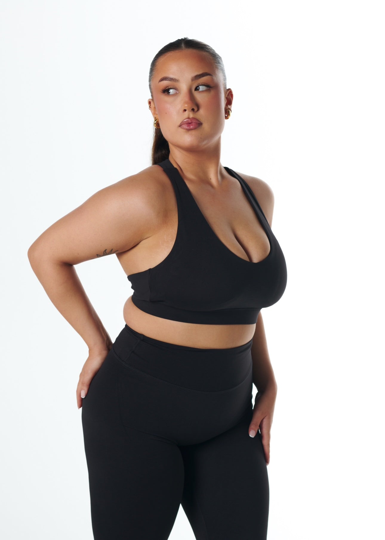 SERENE SUPPORT BRA - BLACK