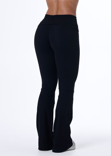 FORM FOLD OVER FLARES - BLACK