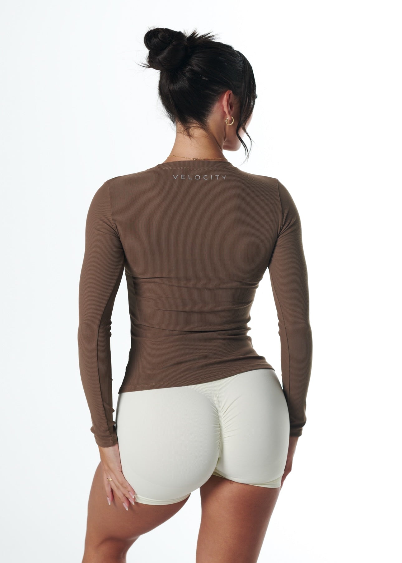 RIBBED LONG SLEEVE - OAK