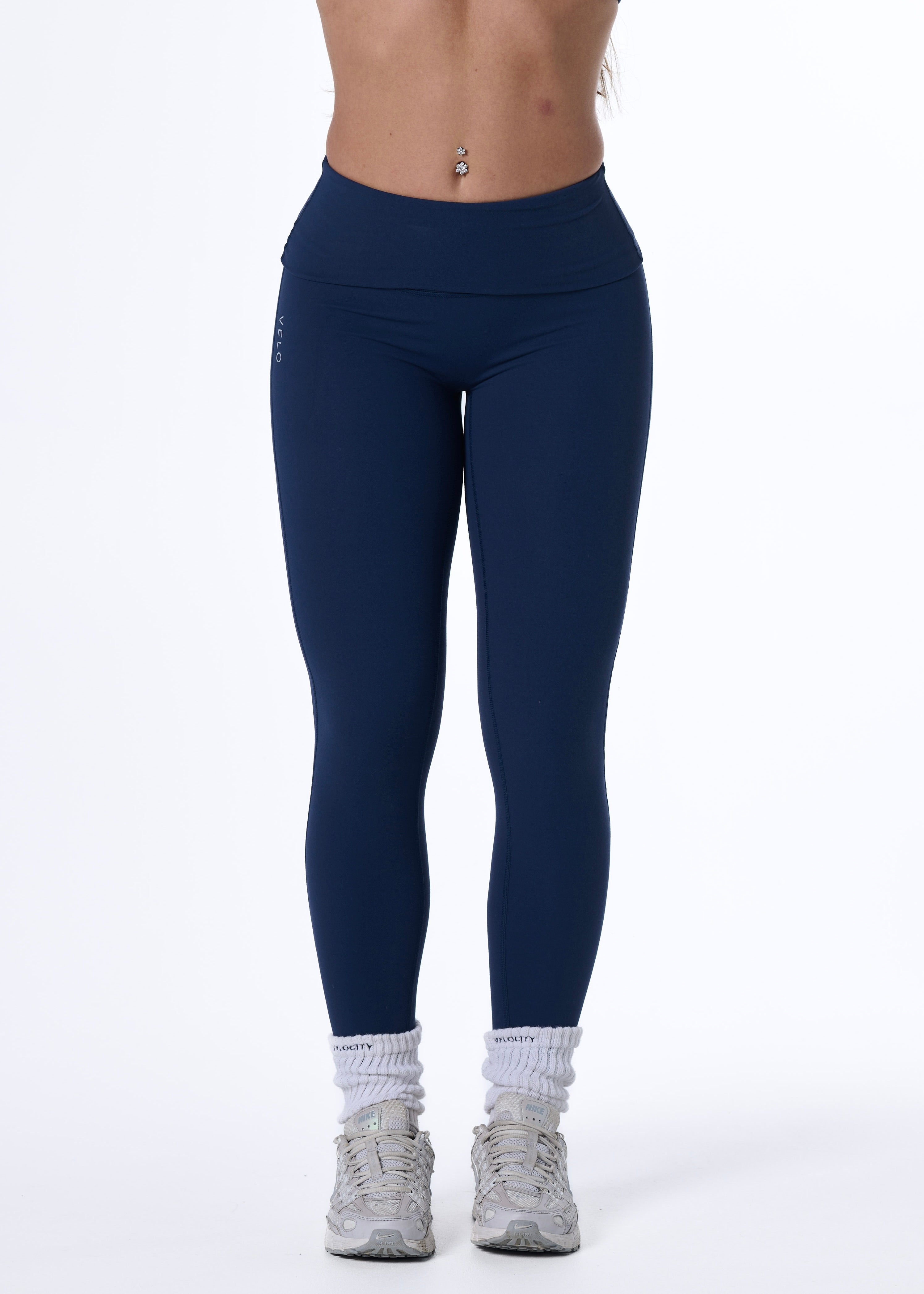 FORM FOLD OVER LEGGINGS - MIDNIGHT