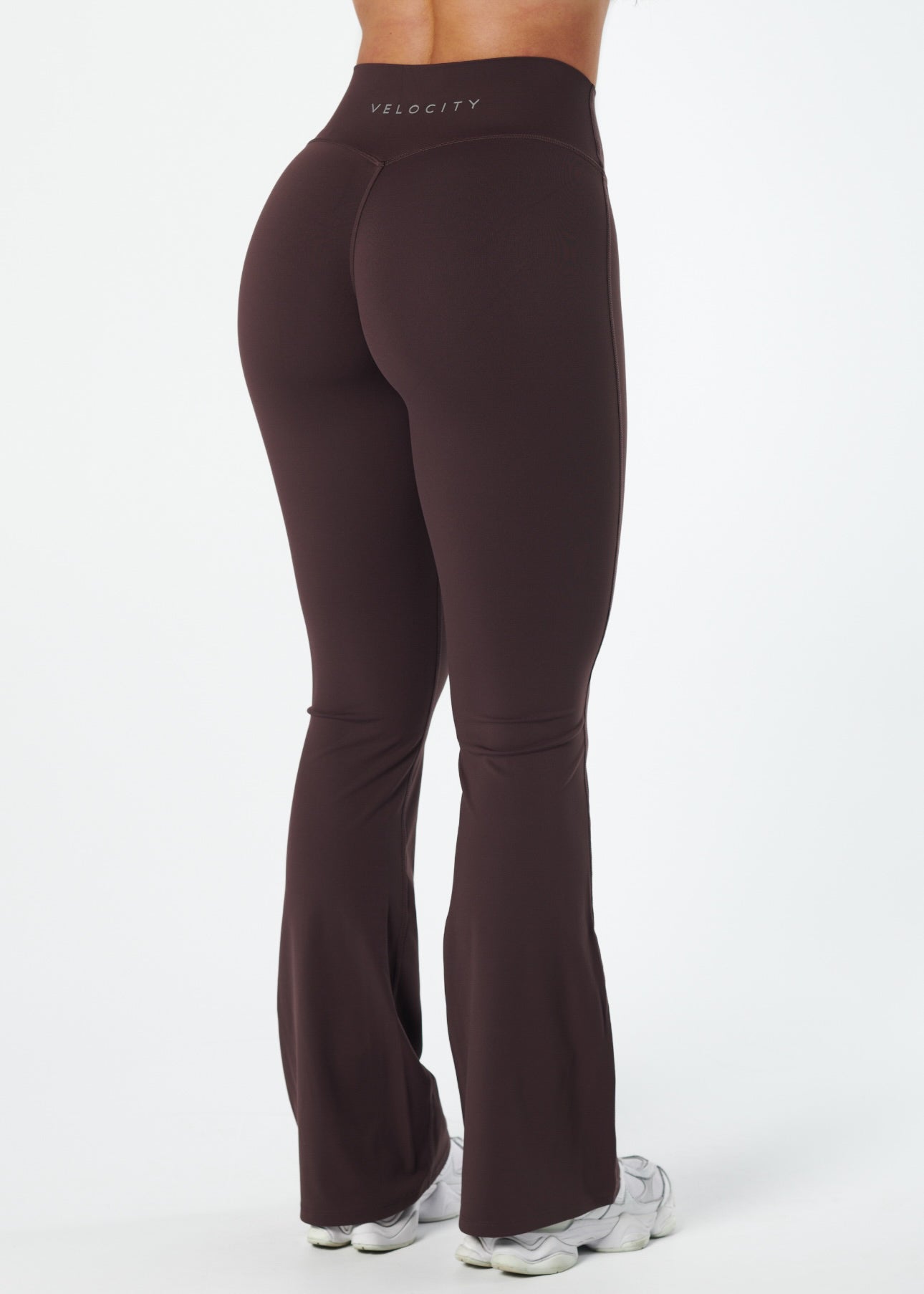 SERENE INVISIBLE SCRUNCH FLARES - COCOA