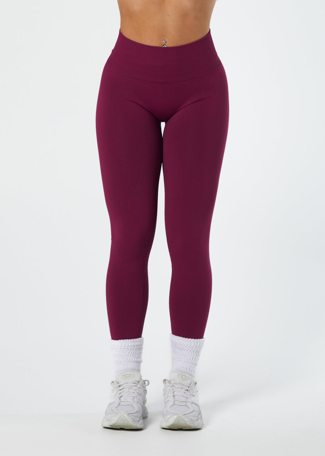 SHAPE SIGNATURE LEGGINGS - BERRY