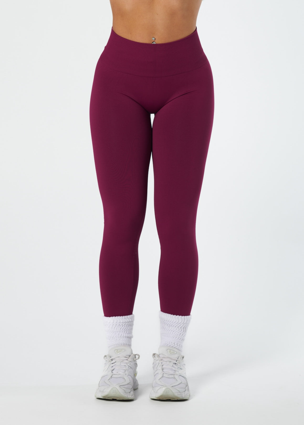 SHAPE SIGNATURE LEGGINGS - BERRY