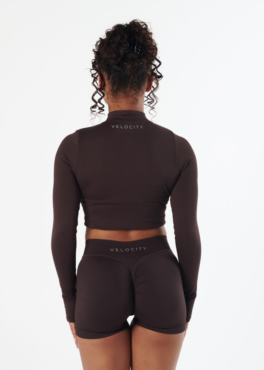 SIGNATURE SEAMLESS ZIP - ESPRESSO