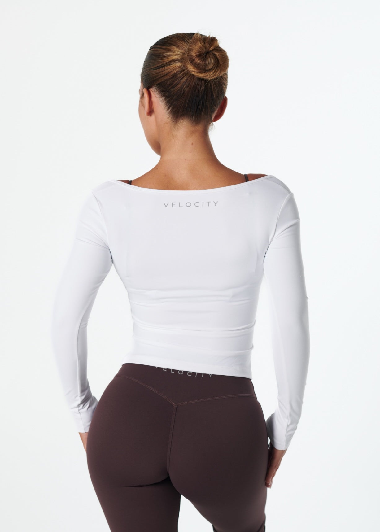 SERENE SCOOP LONG SLEEVE - WHITE