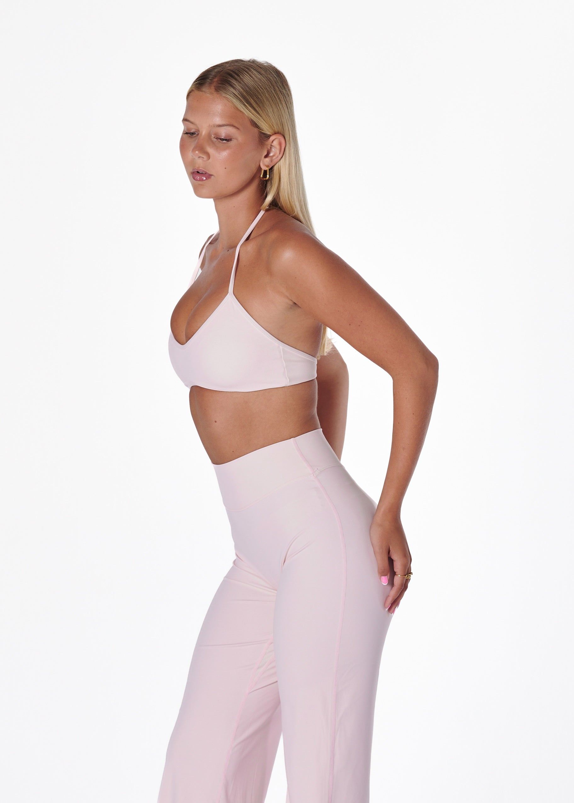 FORM HALTER BRA - STRAWBERRY MILK