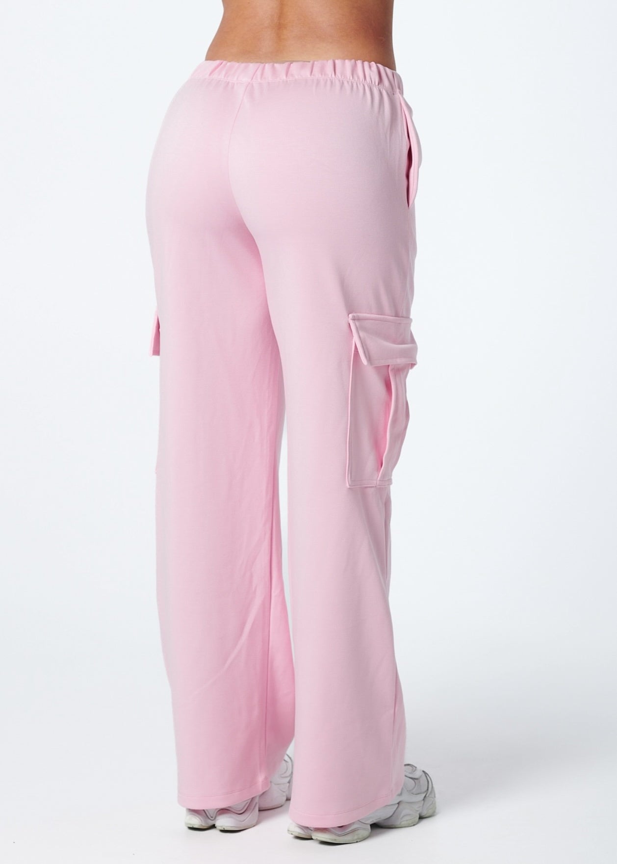 CARGO TRACKPANTS - STRAWBERRY