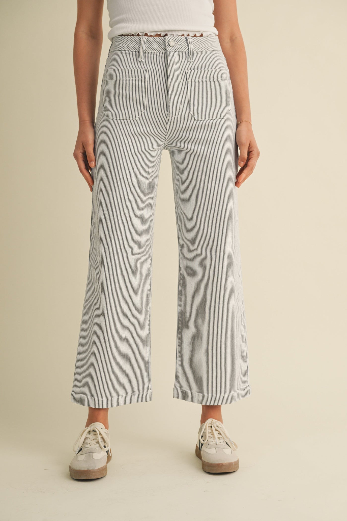 LESLIE STRIPED JEANS
