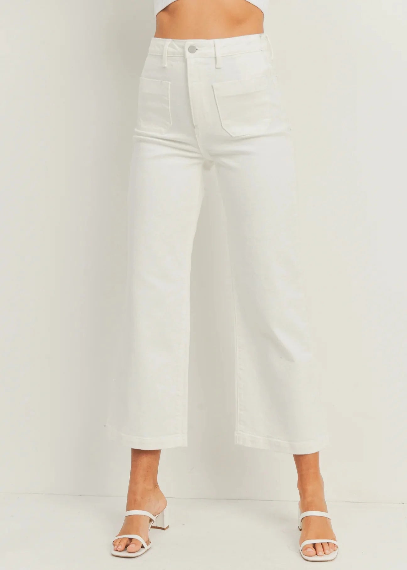 EMMY SAILOR POCKET WIDE-LEG JEANS