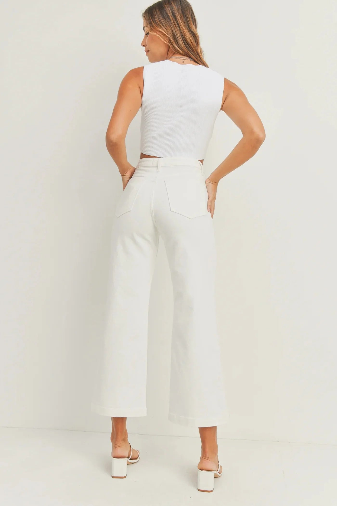 EMMY SAILOR POCKET WIDE-LEG JEANS
