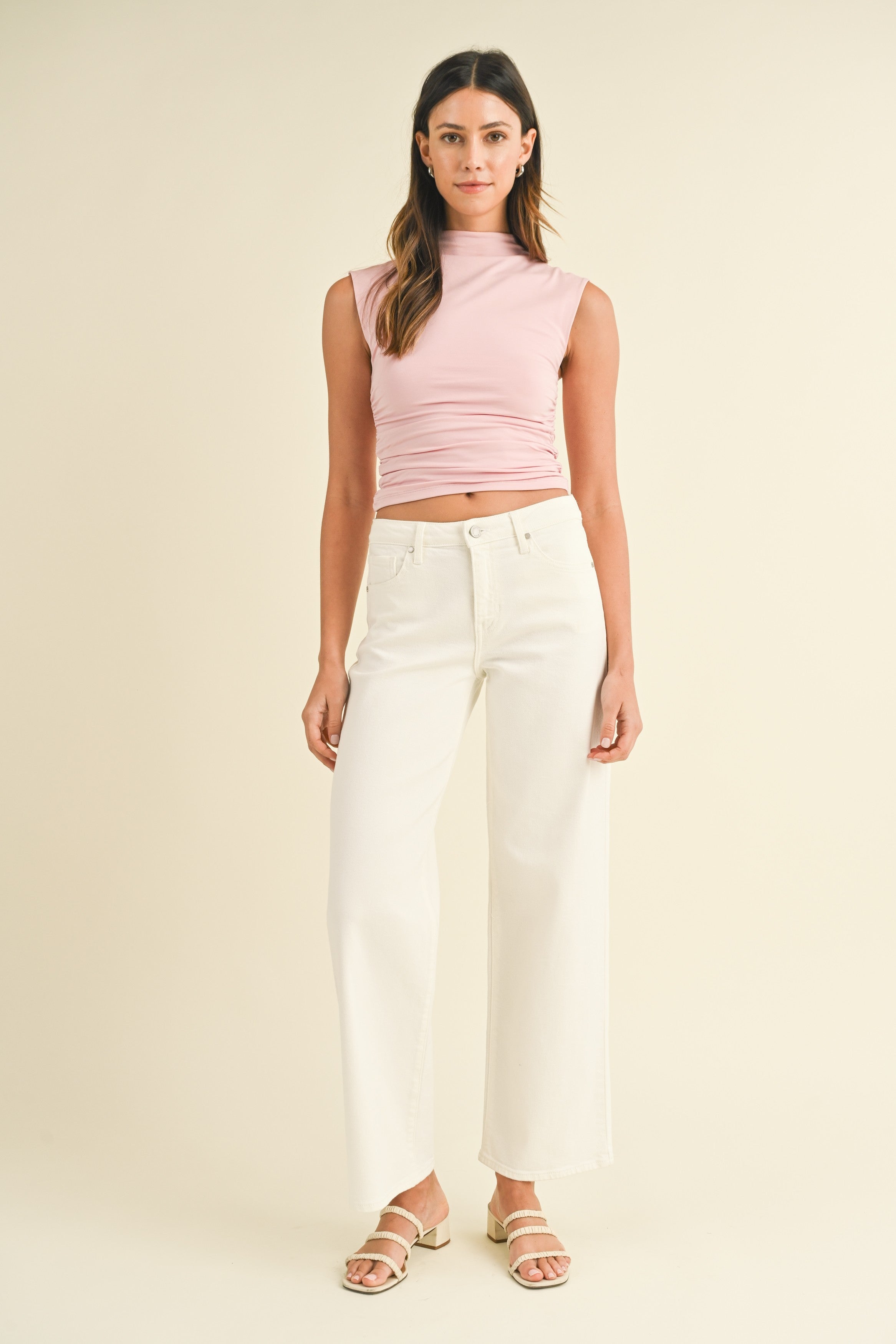 HELEN SLIM WIDE LEG JEANS
