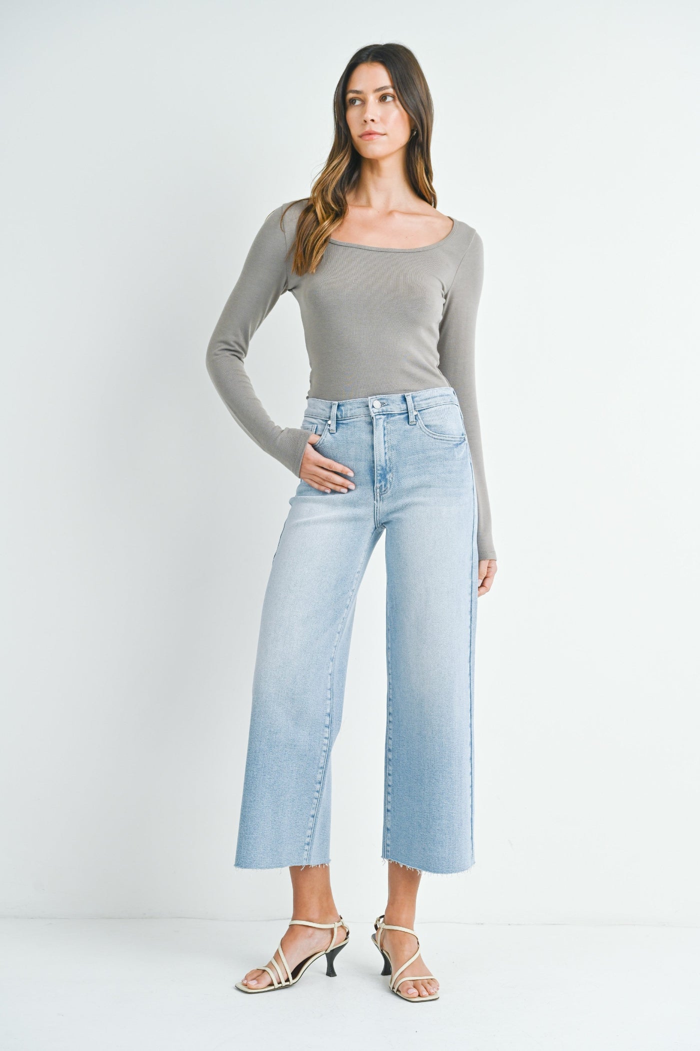 ANNYA SCISSOR CUT JEANS