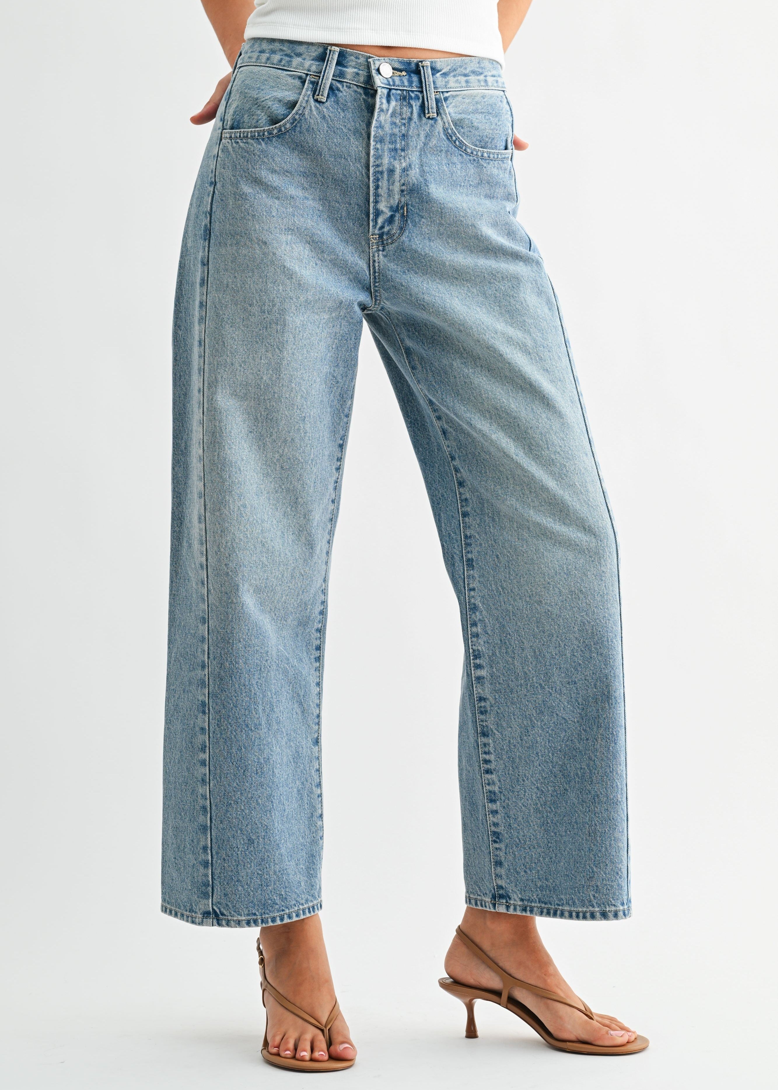 NADIA BARREL TWIST JEANS