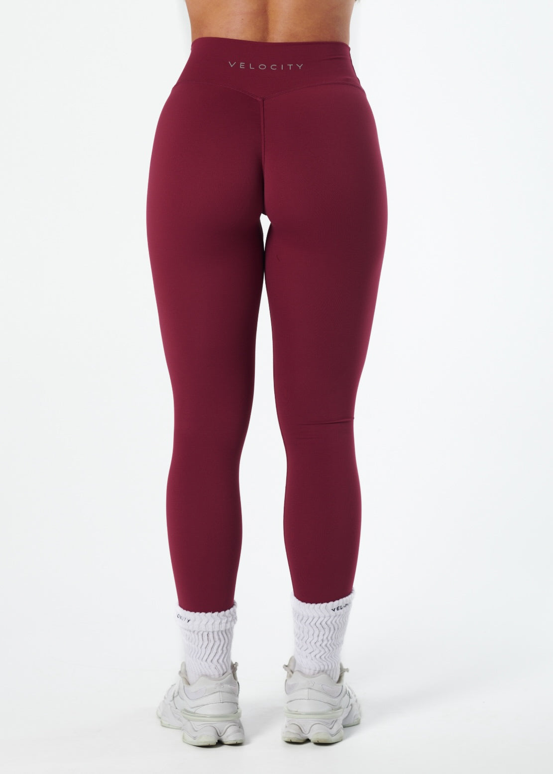 SERENE INVISIBLE SCRUNCH LEGGINGS - CRANBERRY
