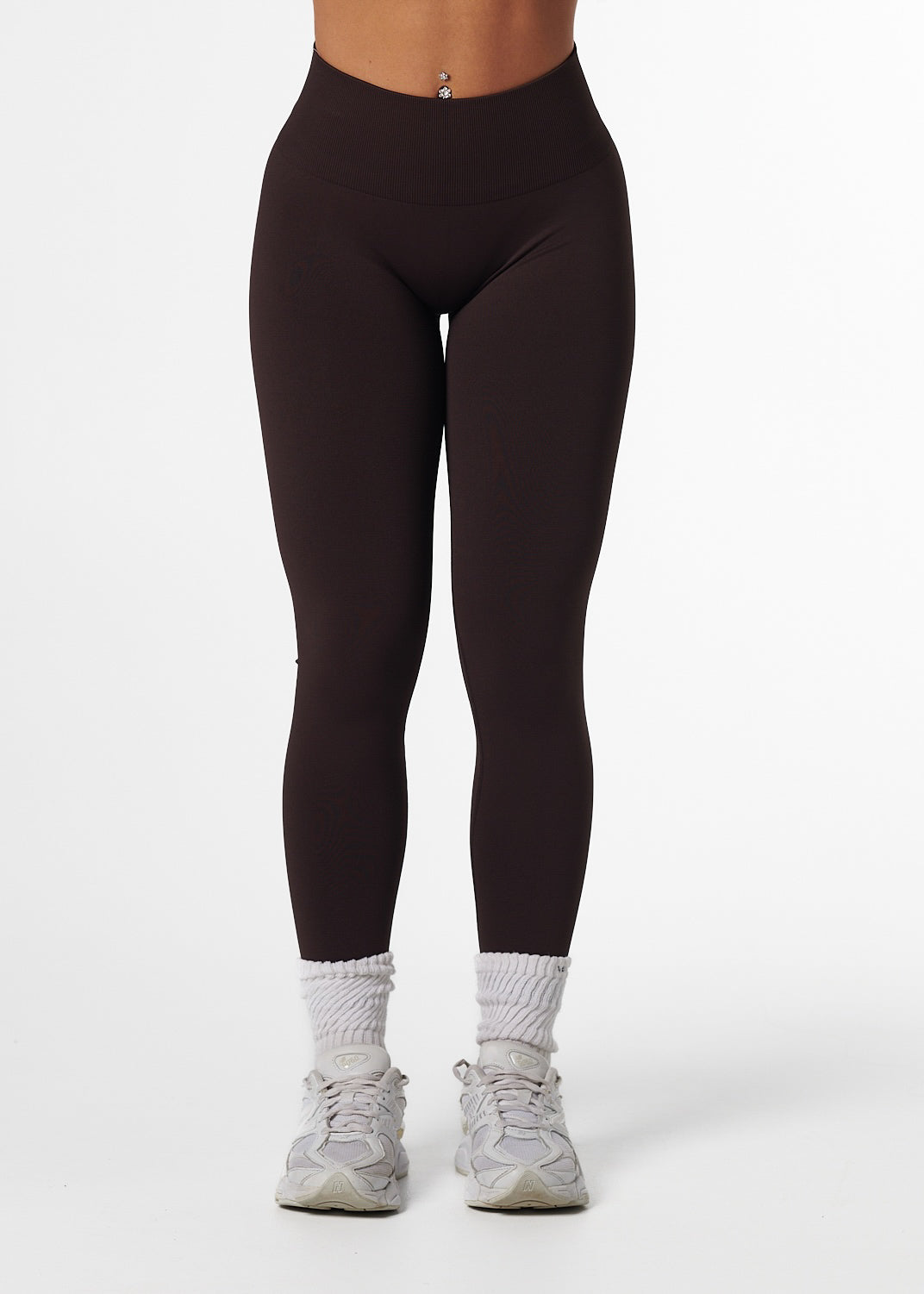 SHAPE SIGNATURE LEGGINGS - ESPRESSO