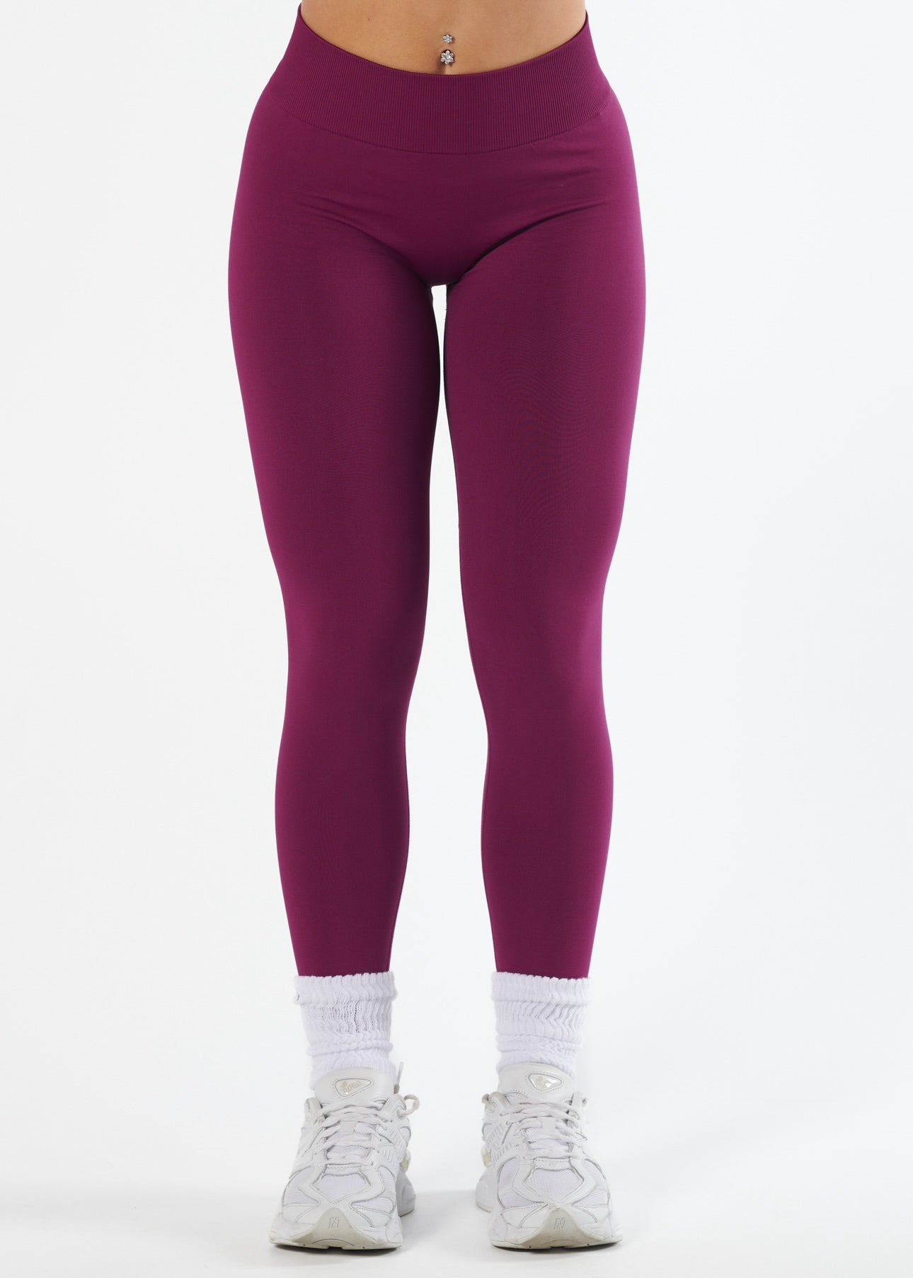 SIGNATURE SCRUNCH LEGGINGS - BERRY