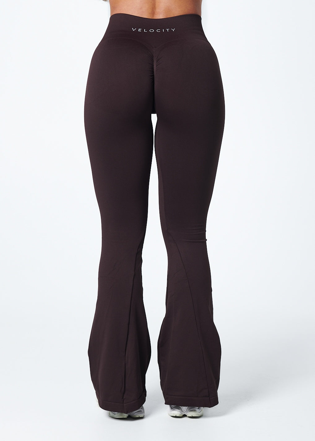 SIGNATURE SCRUNCH FLARES - ESPRESSO
