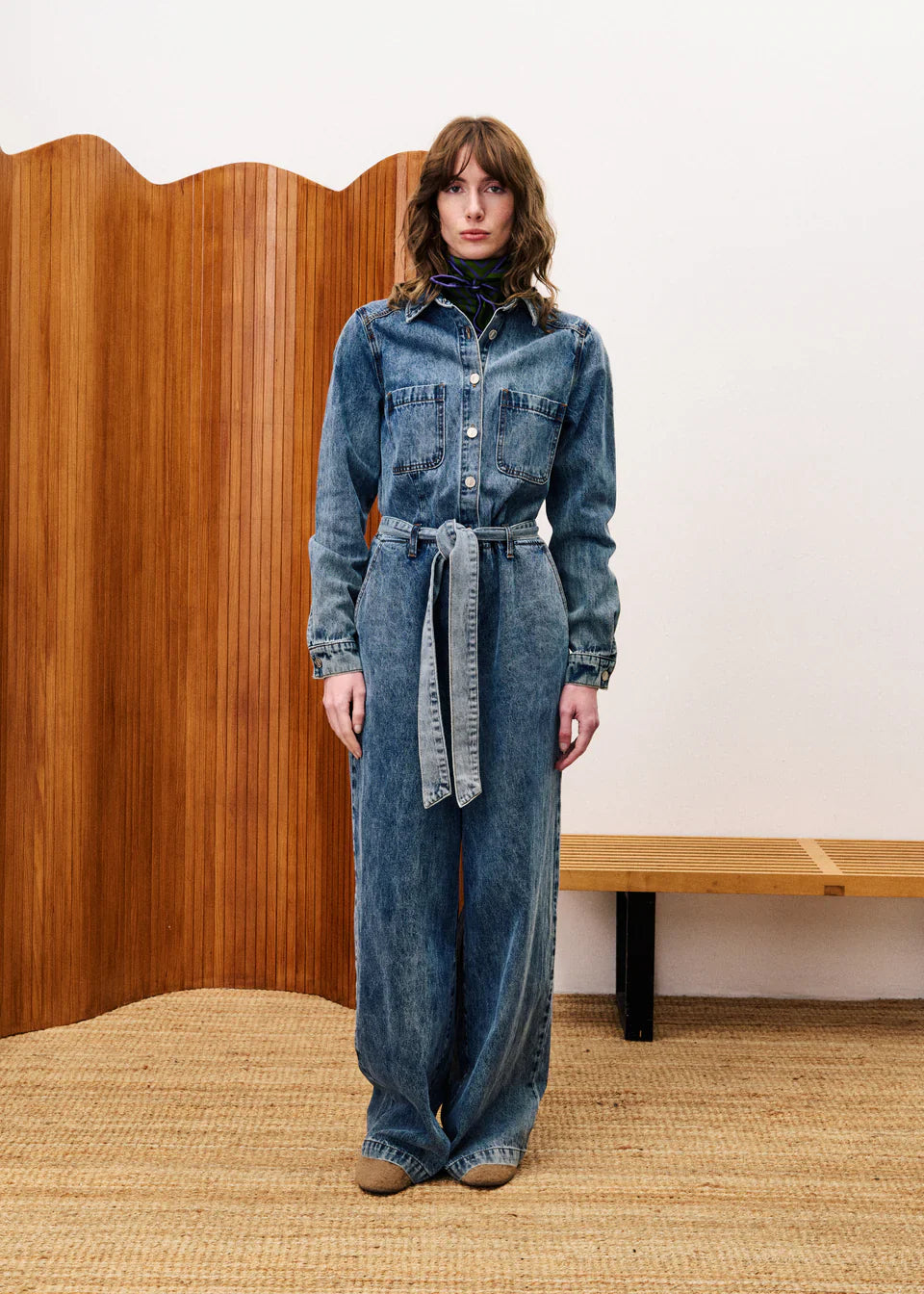 VERBANA BLUE DENIM JUMPSUIT