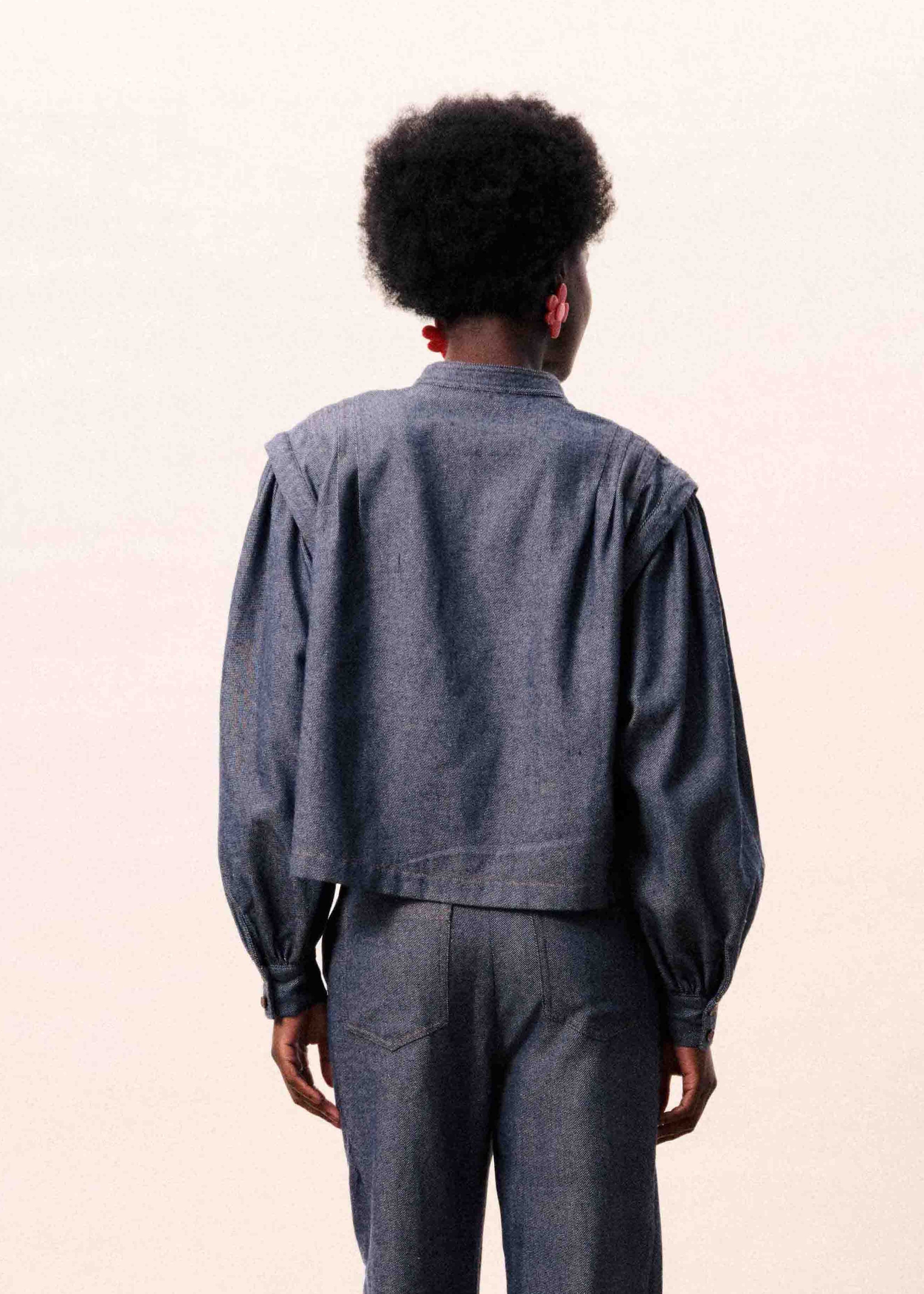ONDINA NAVY BLUE SHIRT
