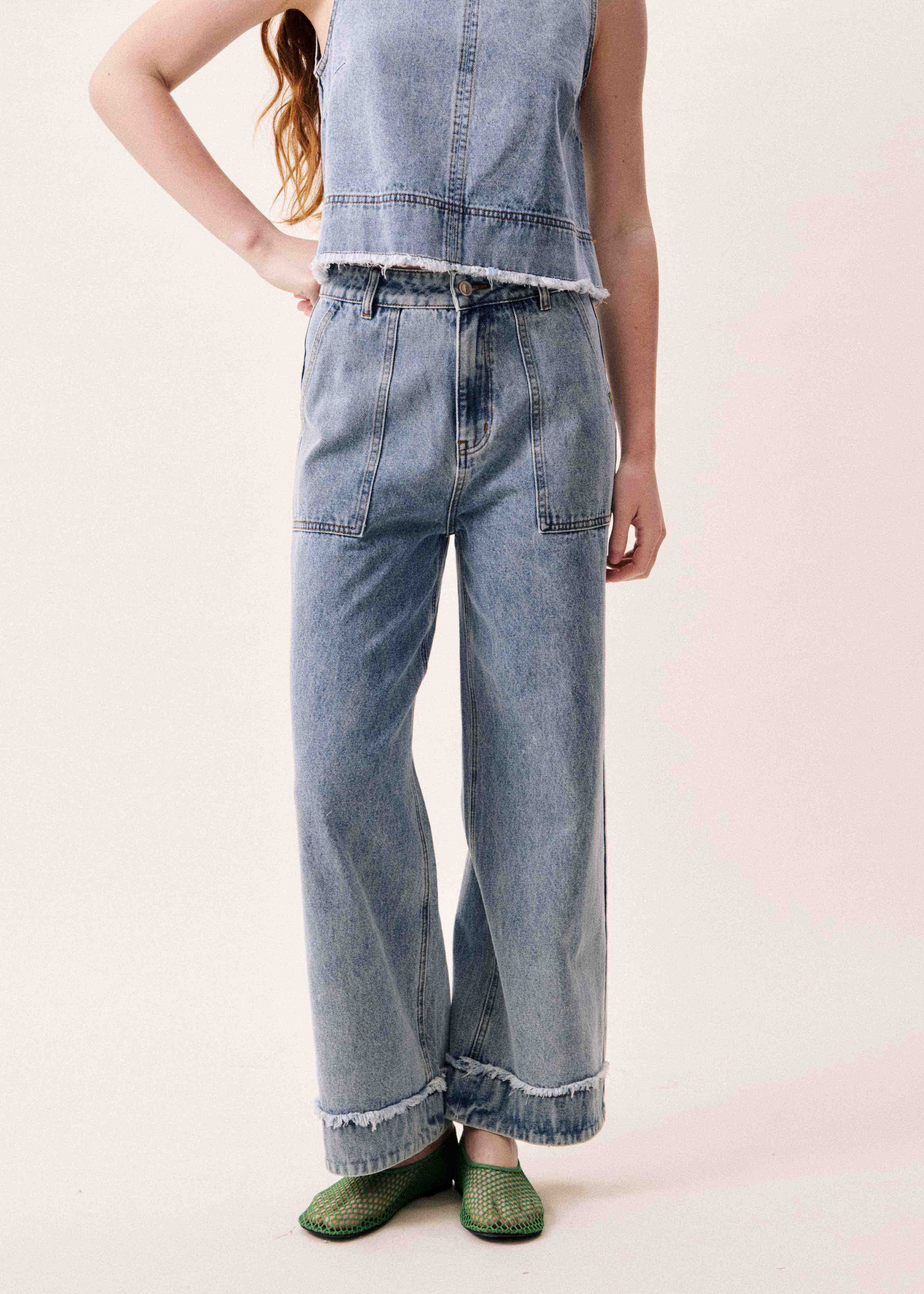 SAPHIRA WIDE-LEG JEANS