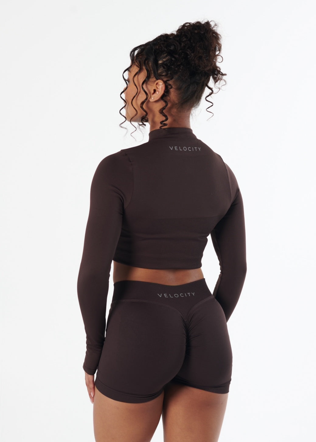 SIGNATURE SEAMLESS ZIP - ESPRESSO