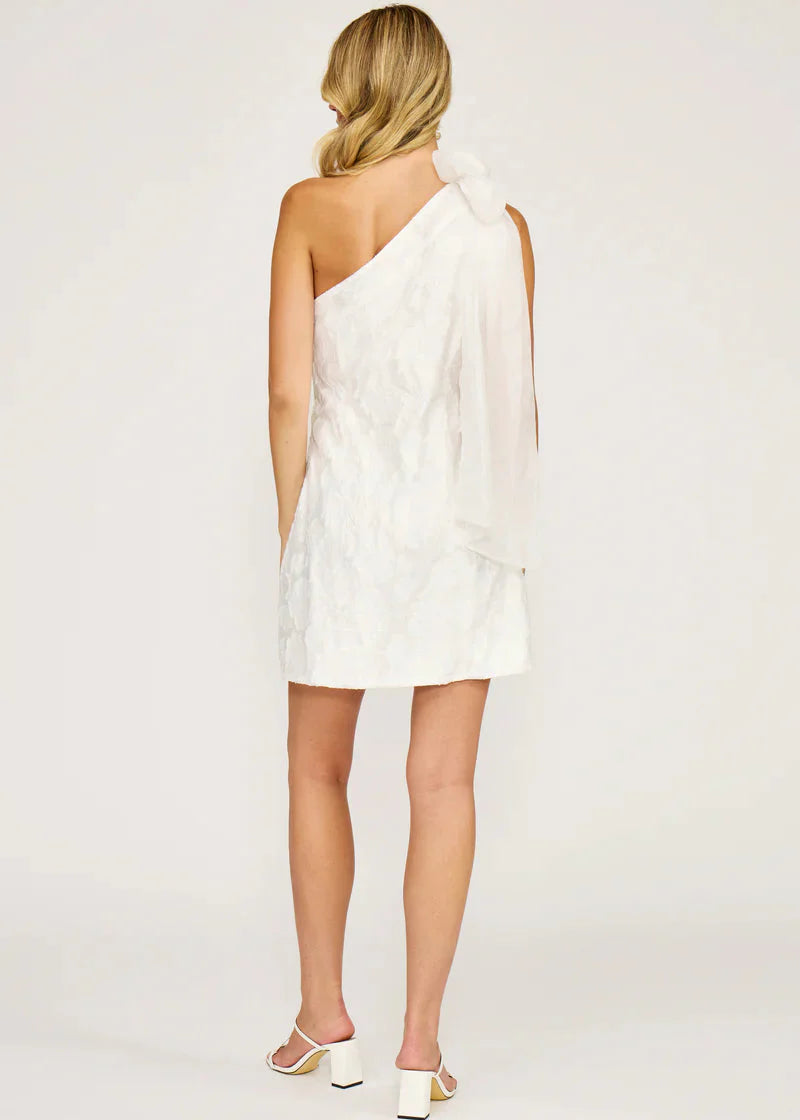 MERCY ONE-SHOULDER MINI DRESS