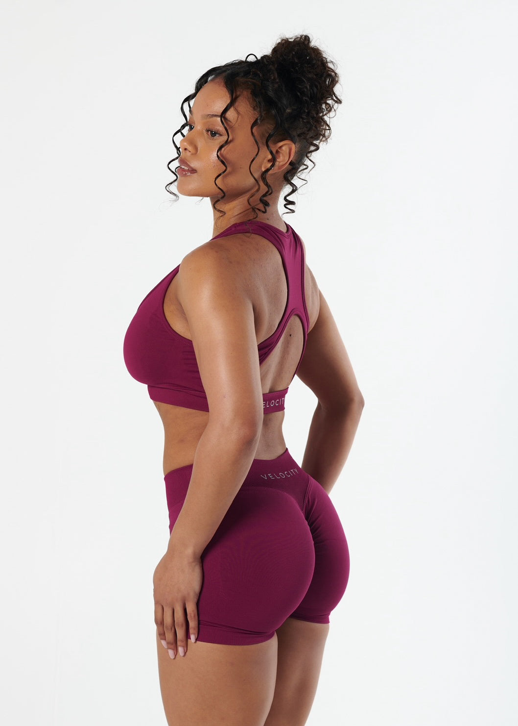 SIGNATURE SPORT BRA - BERRY