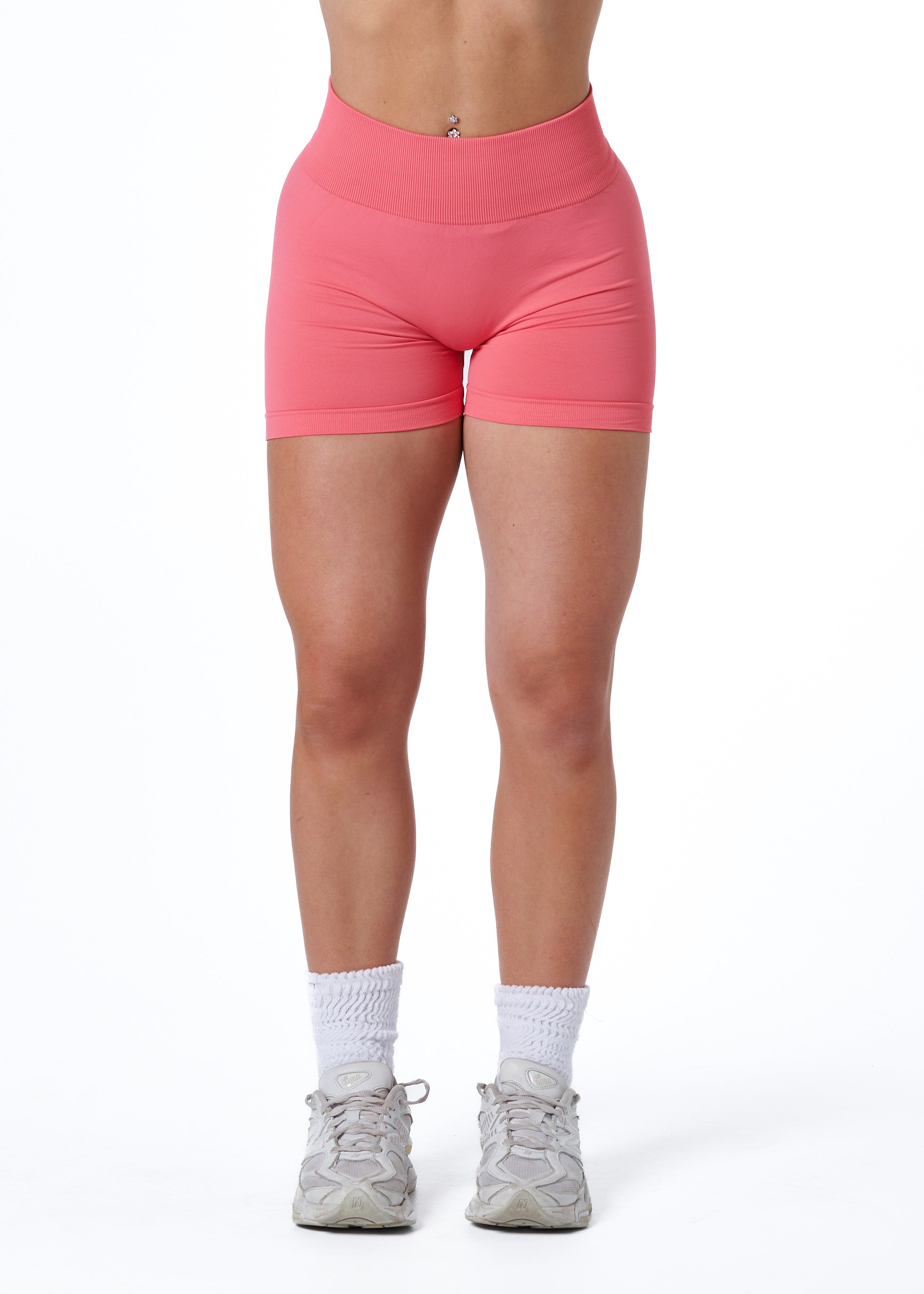 SIGNATURE SCRUNCH SHORTS - WATERMELON