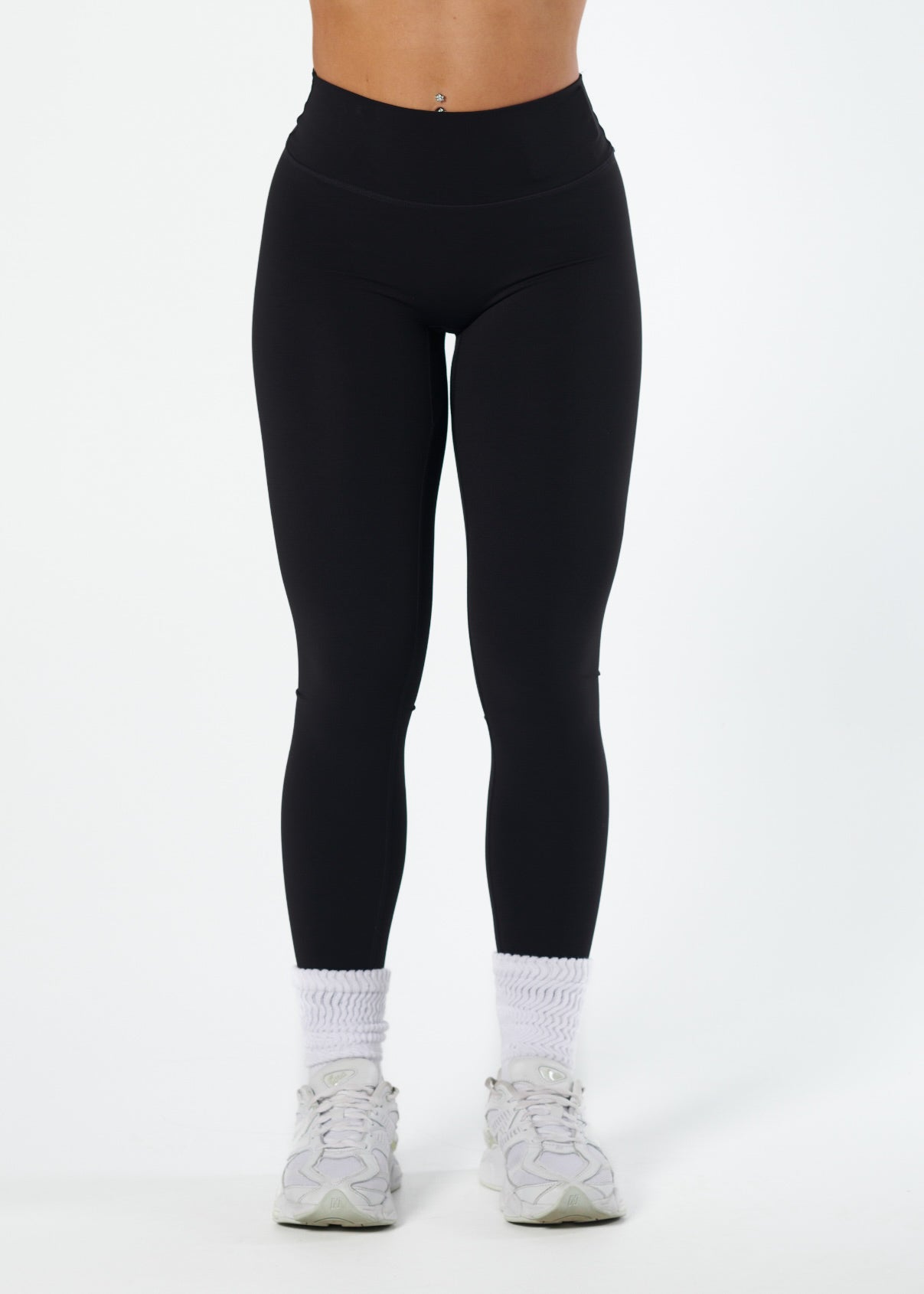 SERENE INVISIBLE SCRUNCH LEGGINGS - BLACK